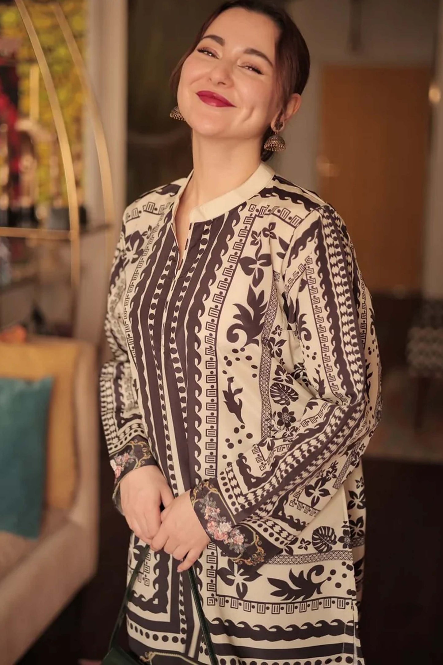 Hani Amir Trending Co-Ord Set Digital Printed 804