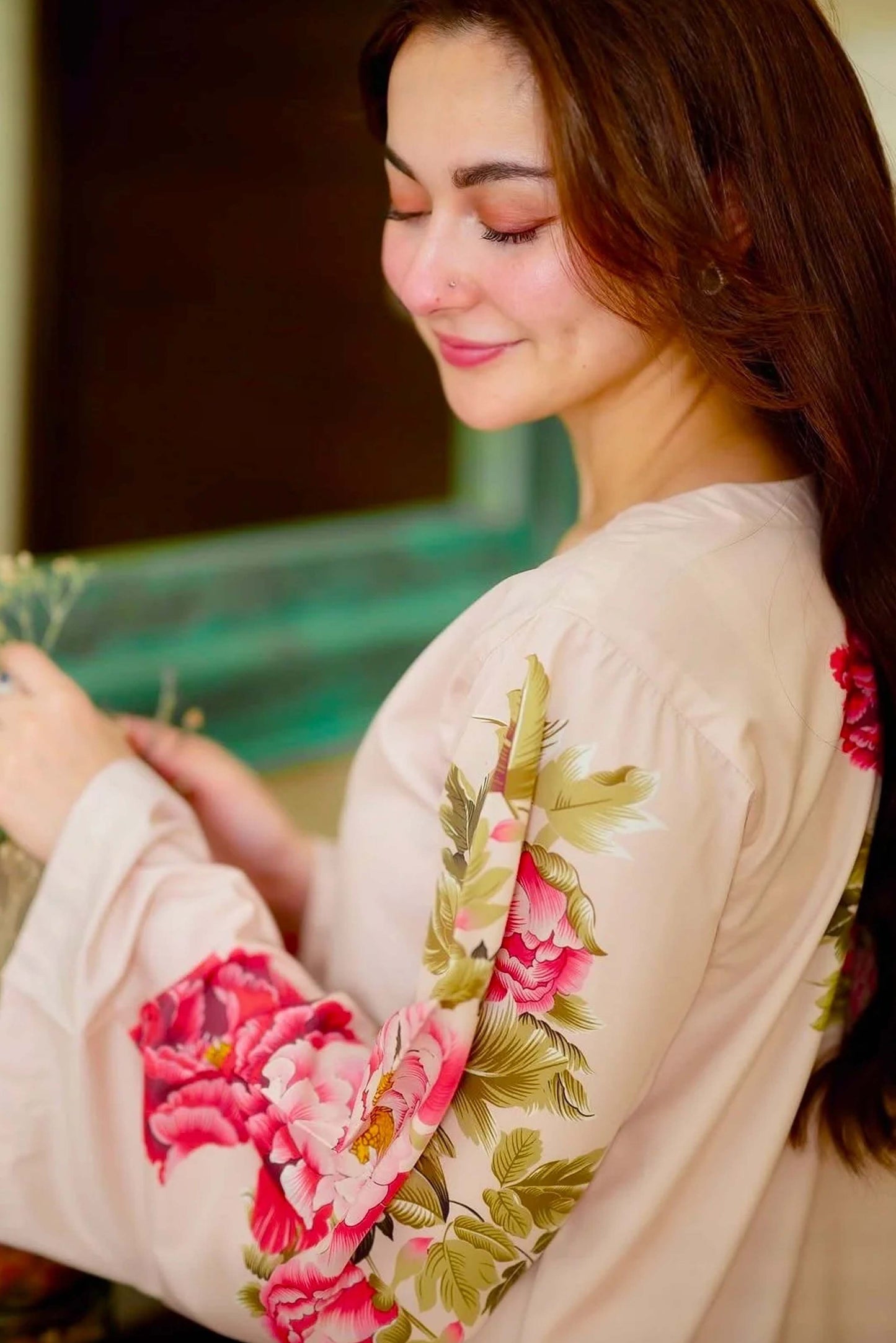 Hani Amir Trending Co-Ord Set Digital Printed Poly Lawn- Z821