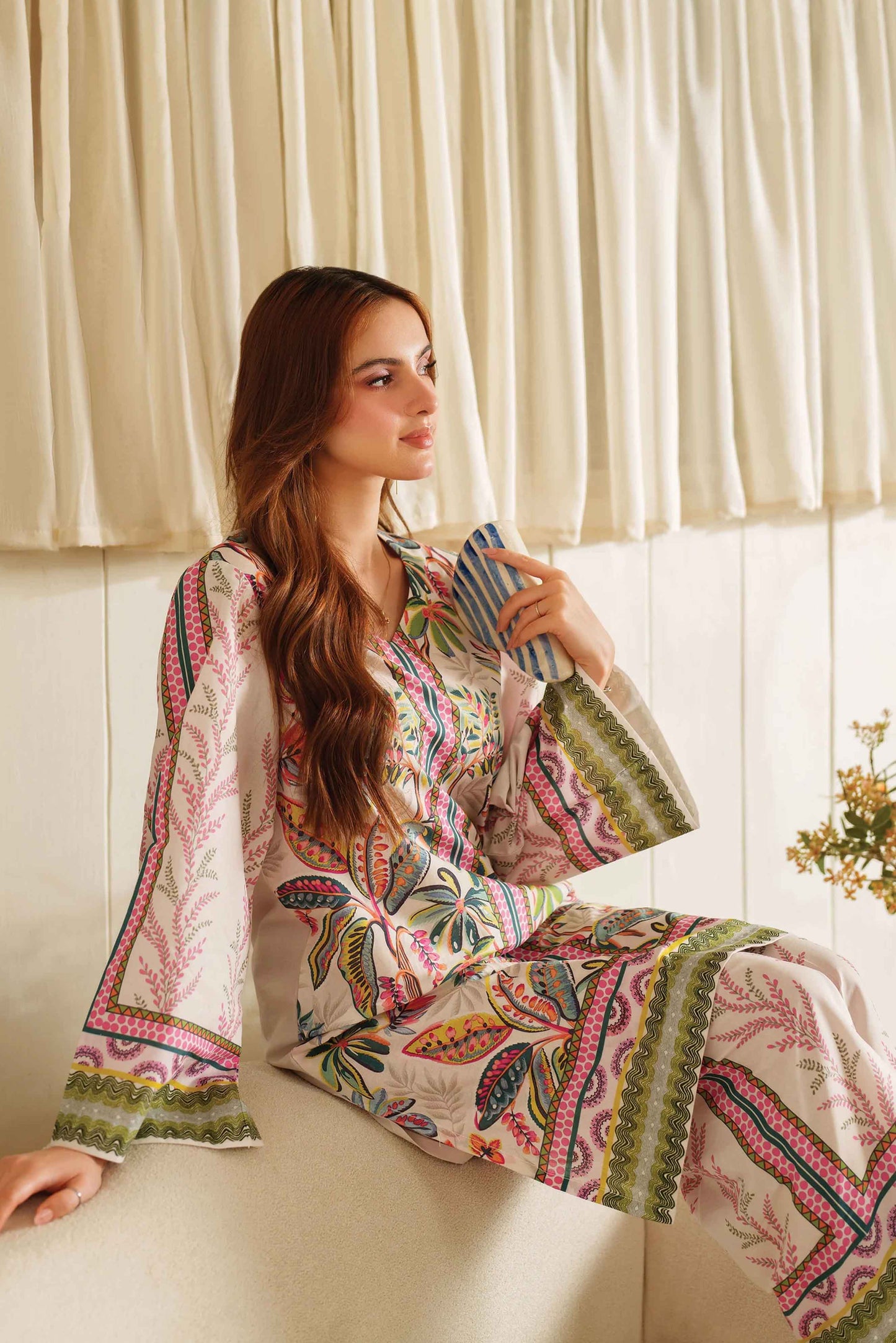 Most Loved Digital Printed Dress 2Pcs - 834