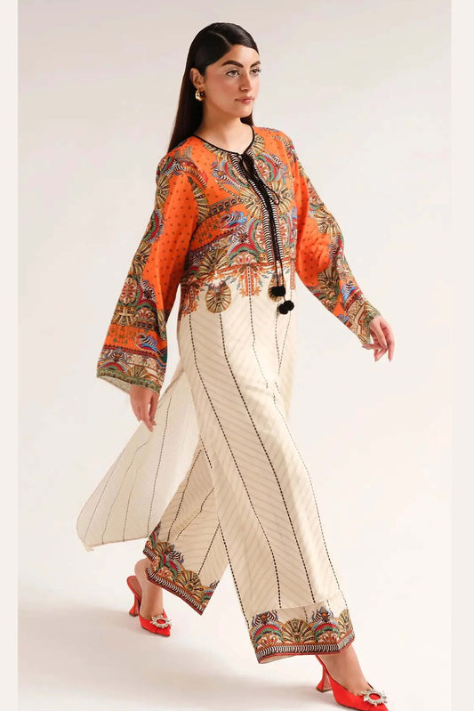 Best Seller Digital Printed Dress 2Pcs - 835