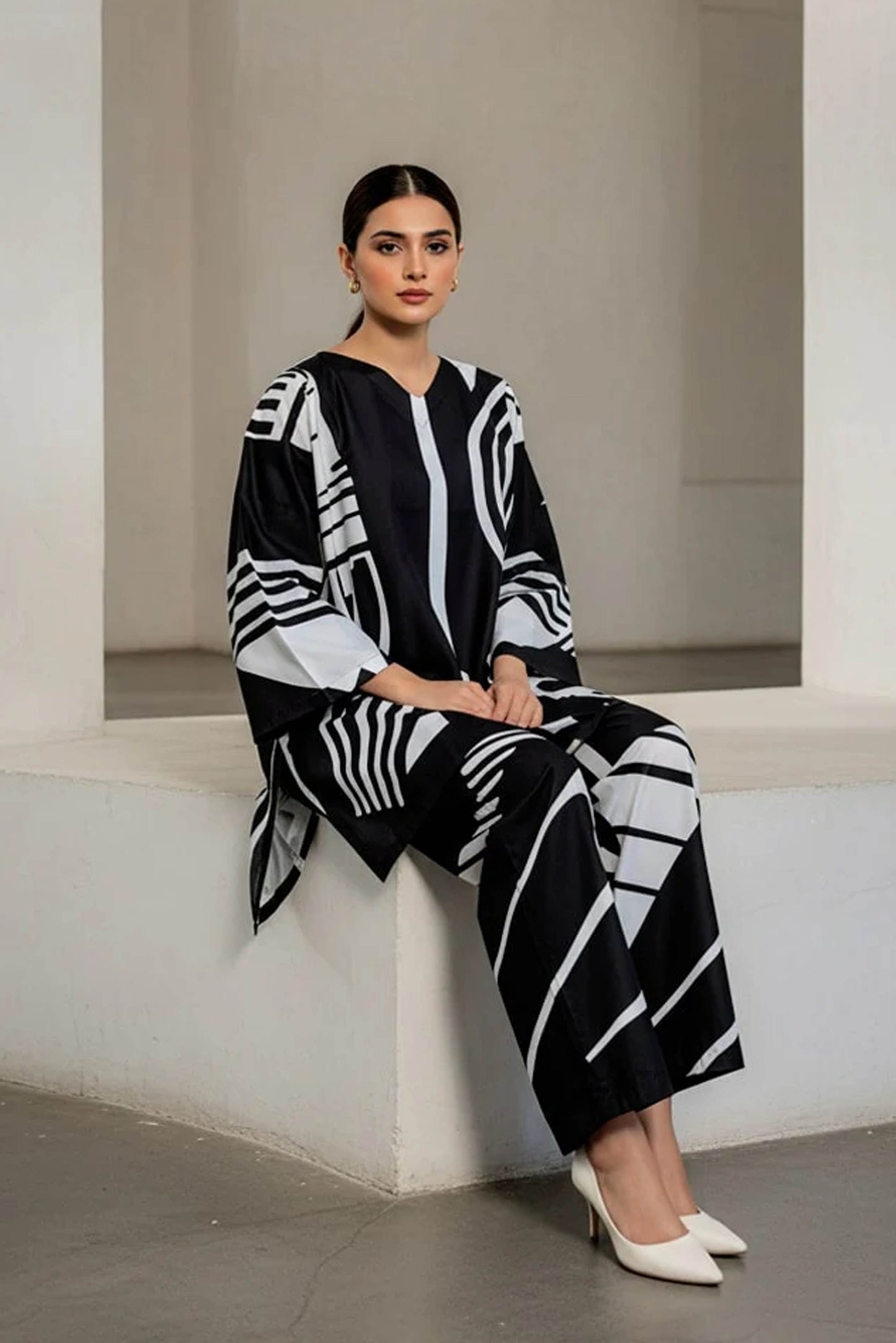 Digital Printed Dress 2PC - Khaddar - 838
