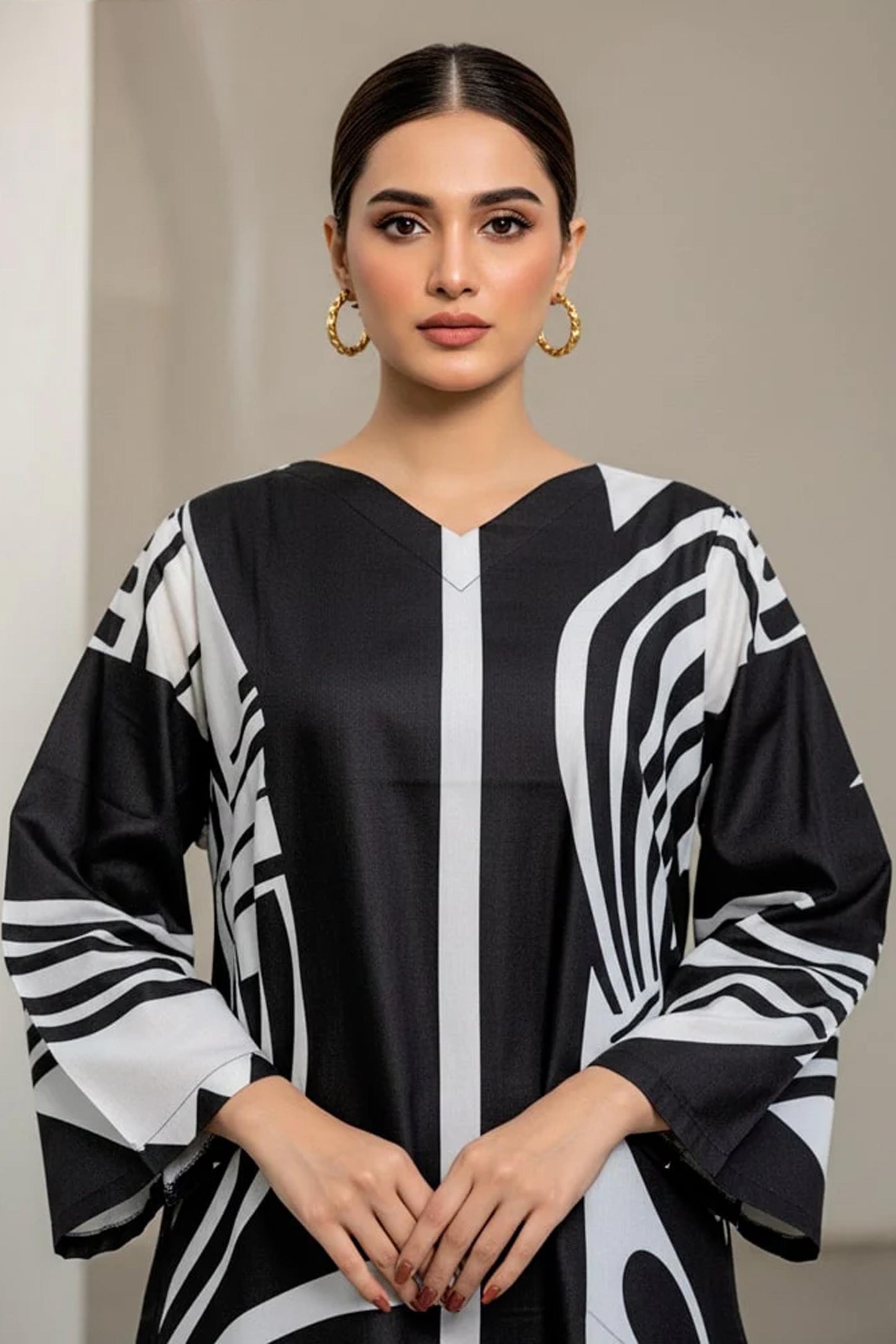 Digital Printed Dress 2PC - Khaddar - 838