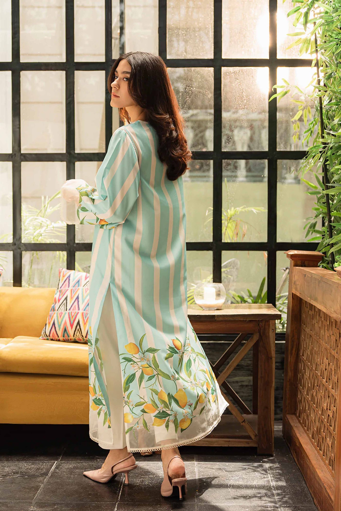 Digital Printed Dress 2PC - Khaddar - 845