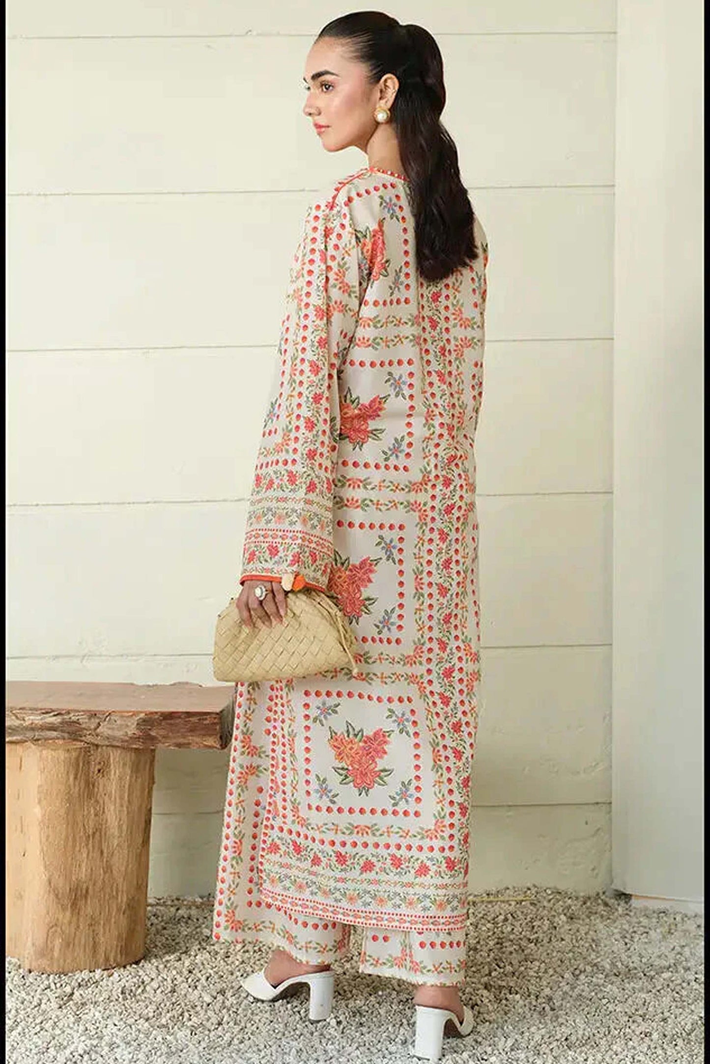 Digital Printed Dress 2PC - Khaddar - 850