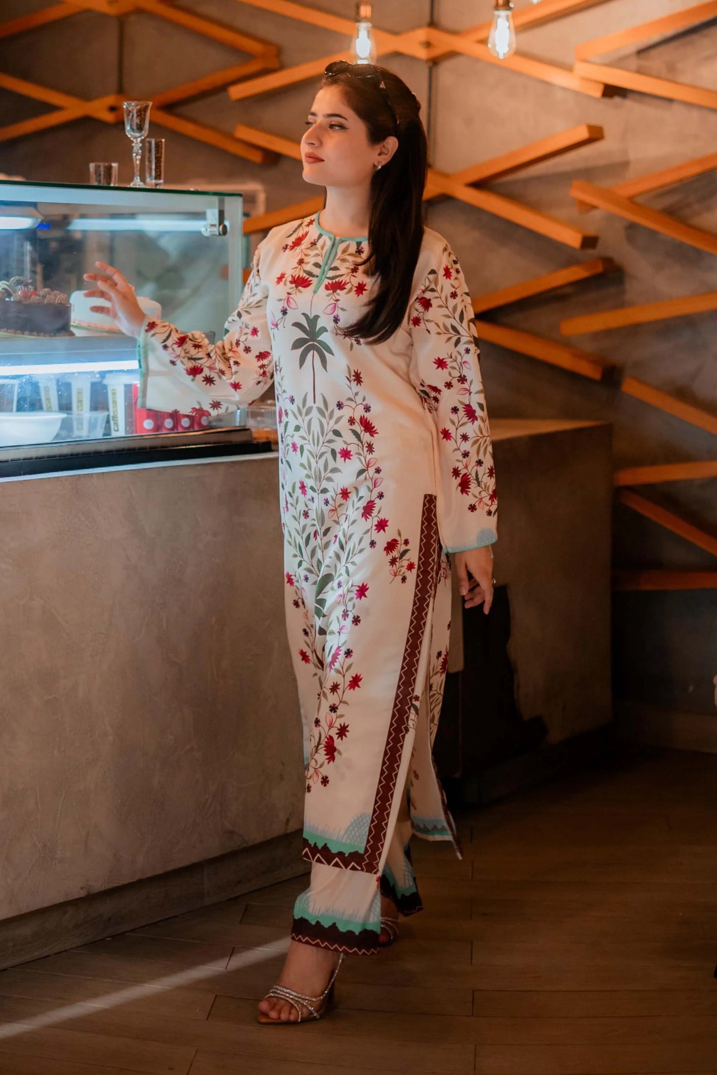 Digital Printed Dress 2PC - Khaddar - 851