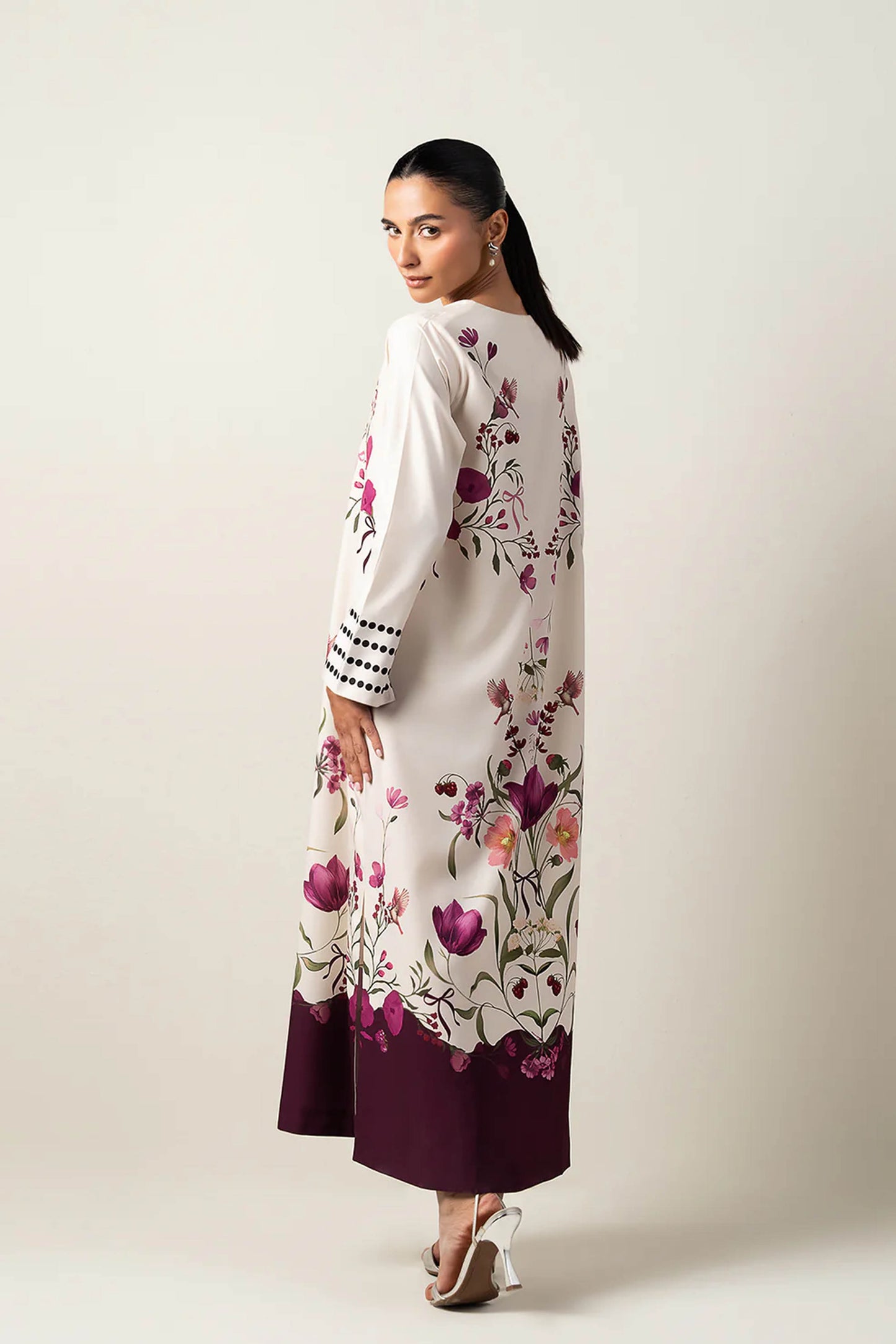 LULU Best Seller Printed Dress 2PC - Khaddar - 861