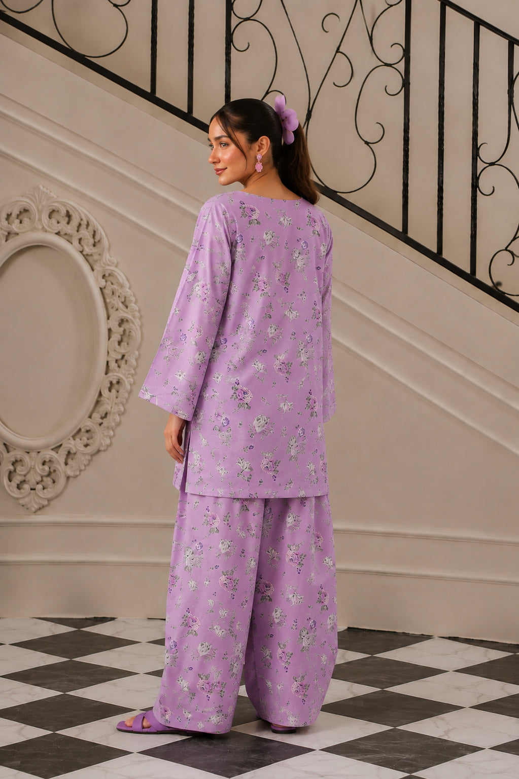 Bana Doria Lawn 2PC Co Ord Set - 887