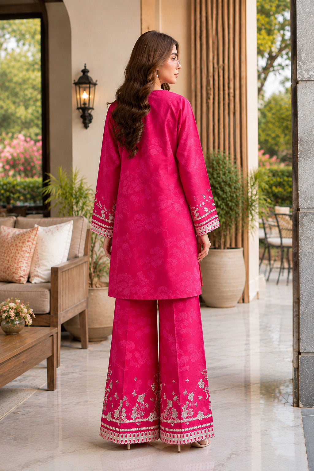 Bana Doria Lawn 2PC Co Ord Set - 890