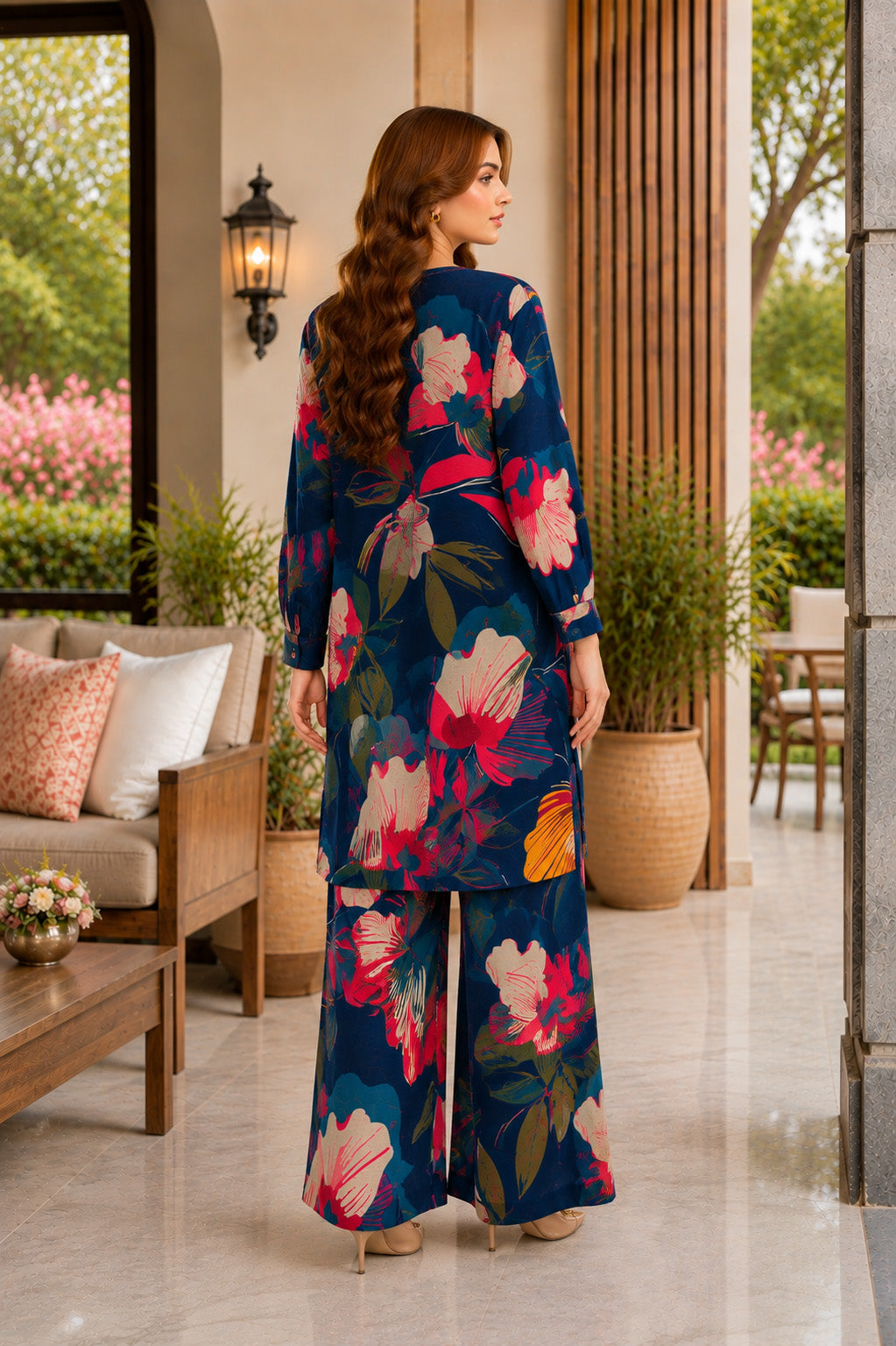 Bana Doria Lawn 2PC Co Ord Set - 891