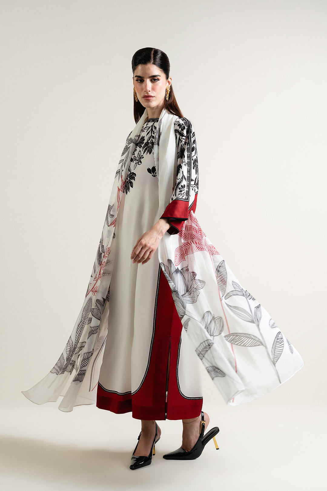 Best Selling Digital Printed Dress 2Pcs - Z813