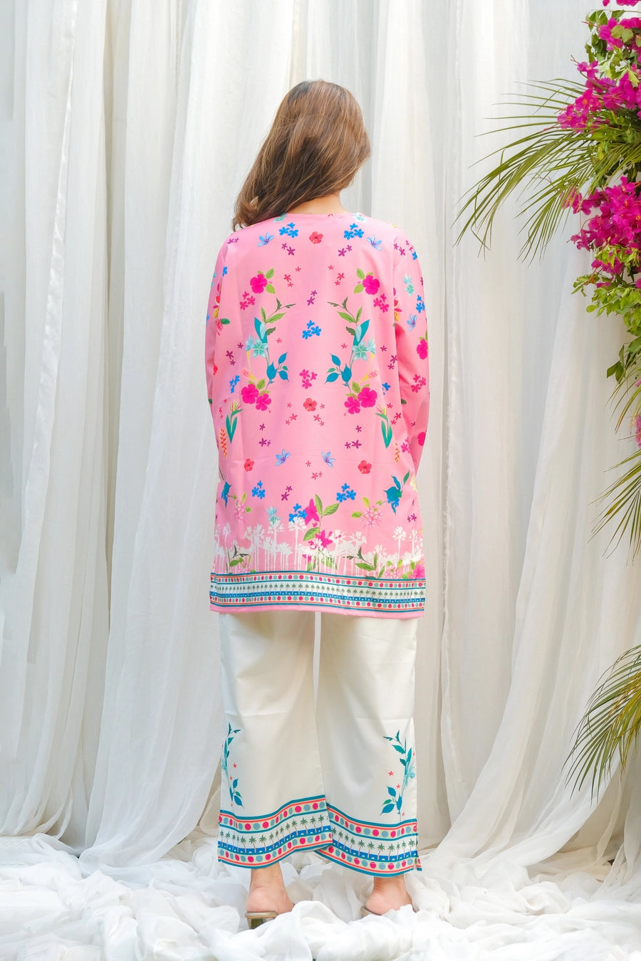 Unstitched Dananeer 2pcs Digital Printed Set - UN-8220