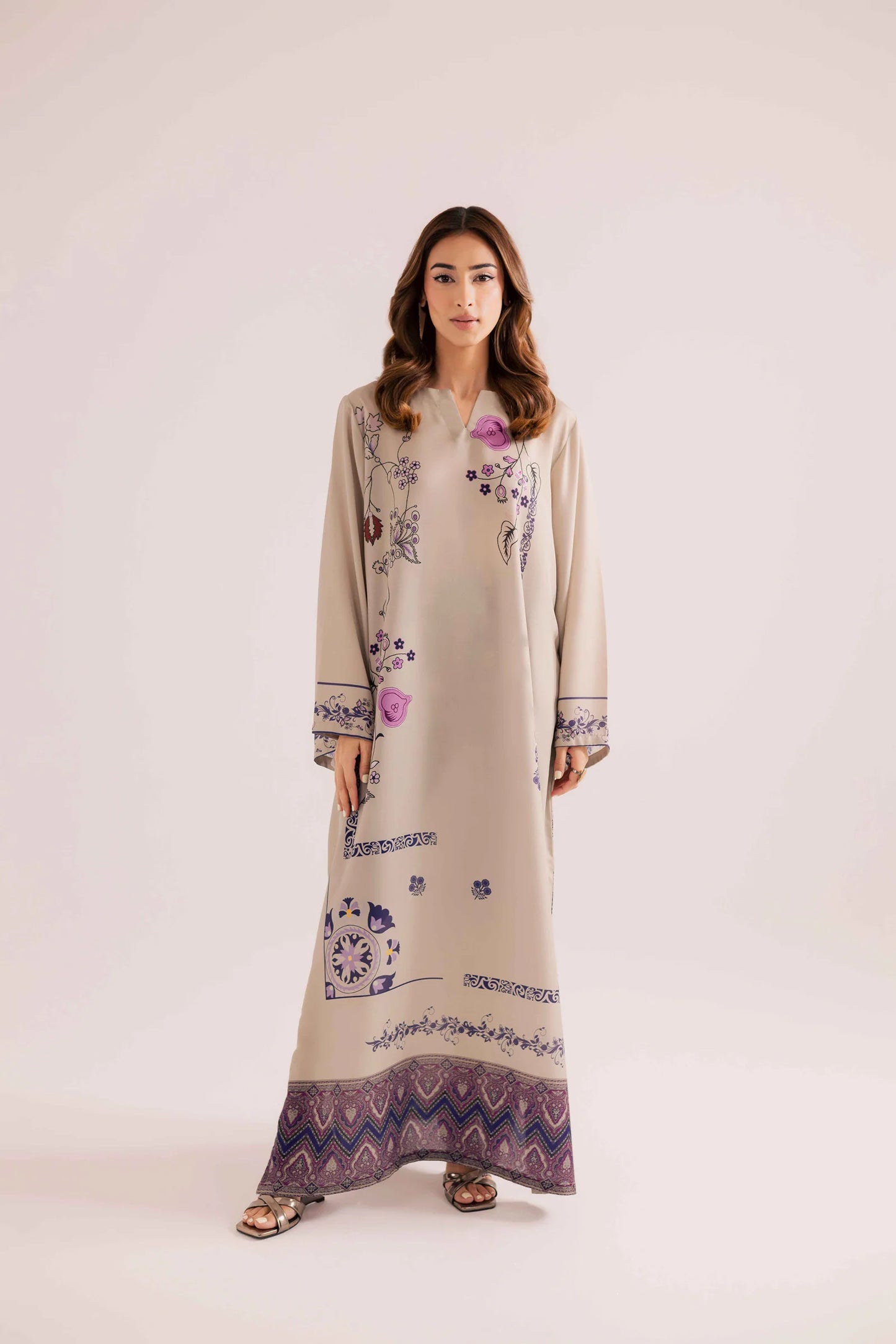 Bana Doria Lawn 2PC Co Ord Set  - 885