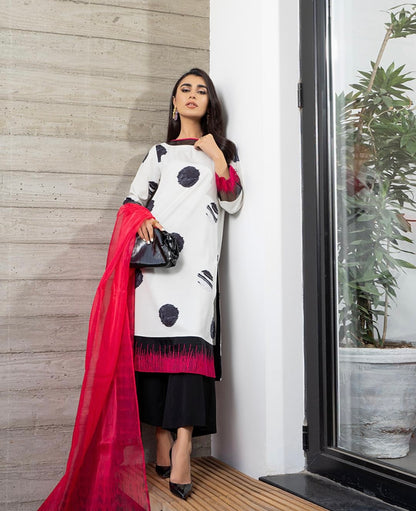 Unstitched 2pcs Set Digital Printed Poly Lawn- UN-8211