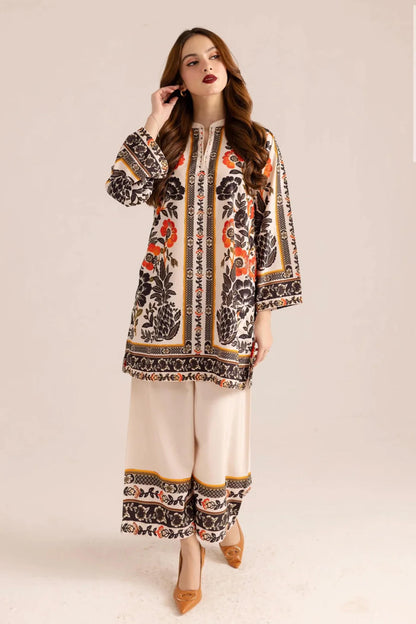 Trendy Hania Amir Co-Ord Set - Printed - 802