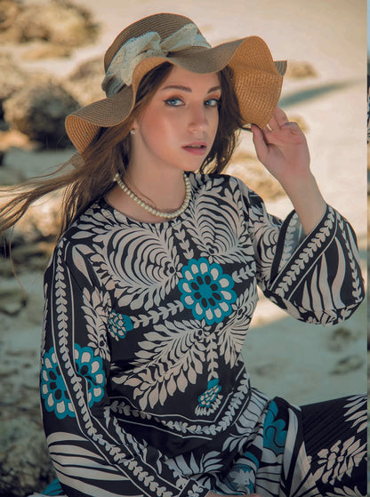 Unstitched 2pcs Digital Printed Set - UN-815