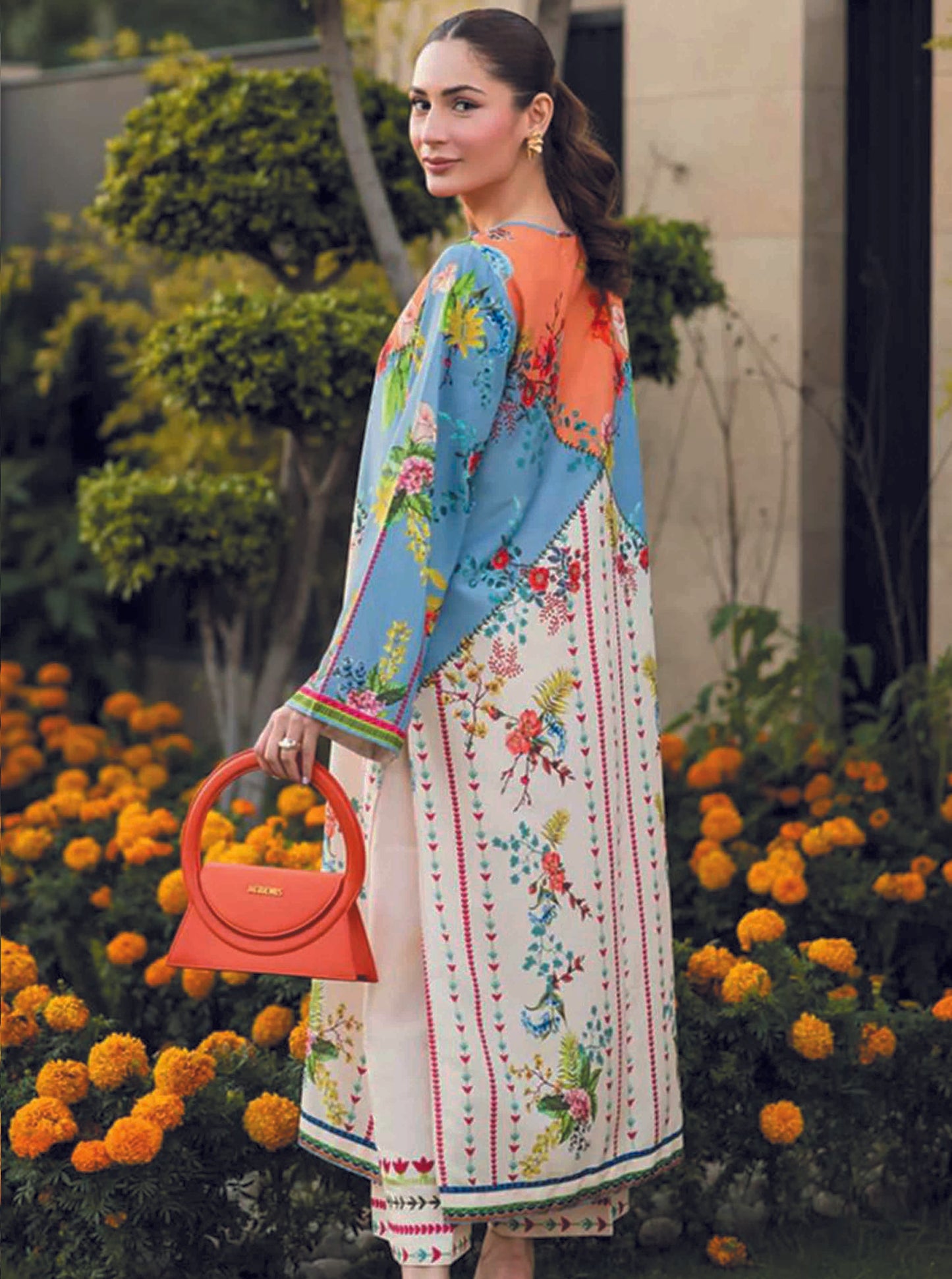 Unstitched 2pcs Digital Printed Set - UN-8225