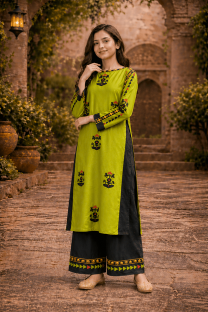 Most Loved Co-Ord Set 2Pc Digital Printed - 818