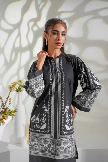 Unstitched 2pcs Digital Printed Set - UN-8233