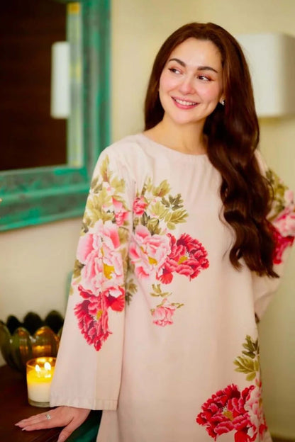 Unstitched 2pcs Digital Printed Set - UN-8229