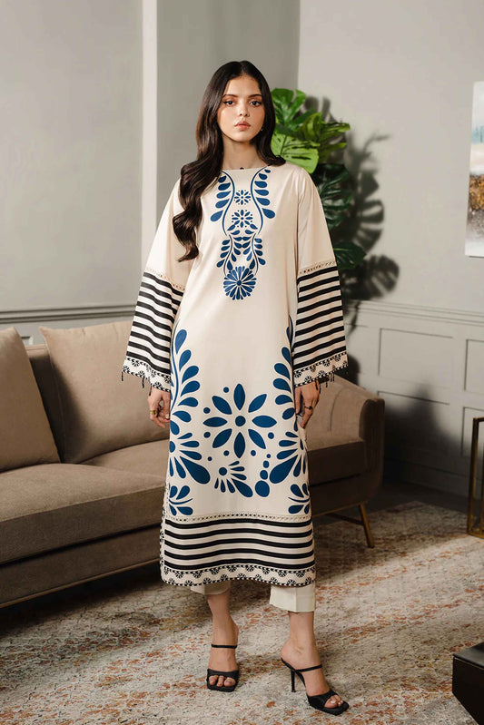 LULU Most Loved Printed Dress 2Pcs - 829