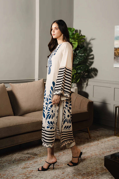 LULU Most Loved Printed Dress 2Pcs - 829