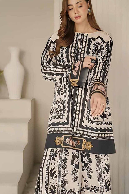 Best Seller Digital Printed Dress 2Pcs - 833