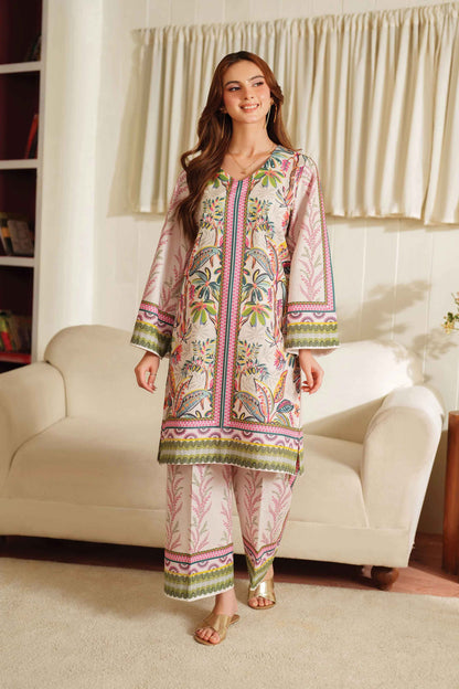 Most Loved Digital Printed Dress 2Pcs - 834