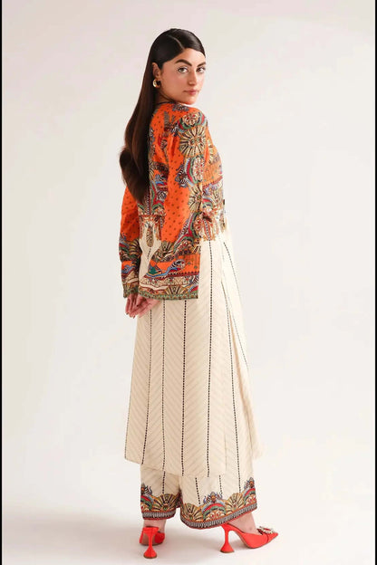 Best Seller Digital Printed Dress 2Pcs - 835