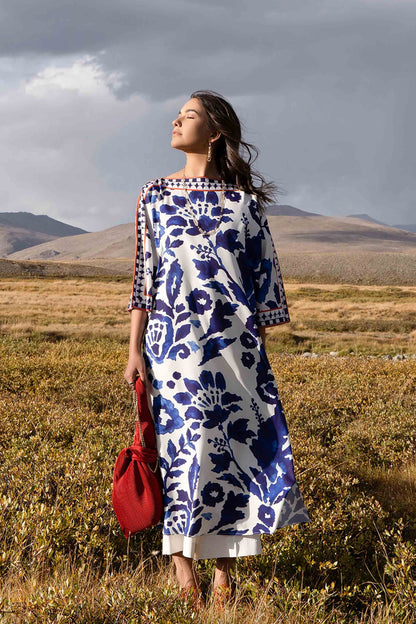 Best Seller Digital Printed Dress 2Pcs - 836