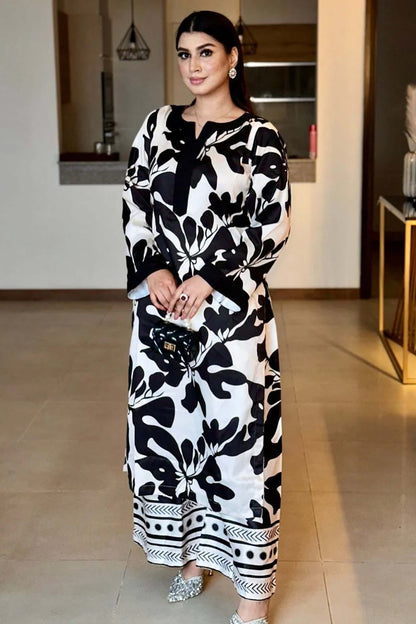 Digital Printed Dress 2PC - Khaddar - 841