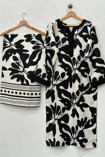 Digital Printed Dress 2PC - Khaddar - 841