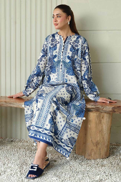 Digital Printed Dress 2PC - Khaddar - 844
