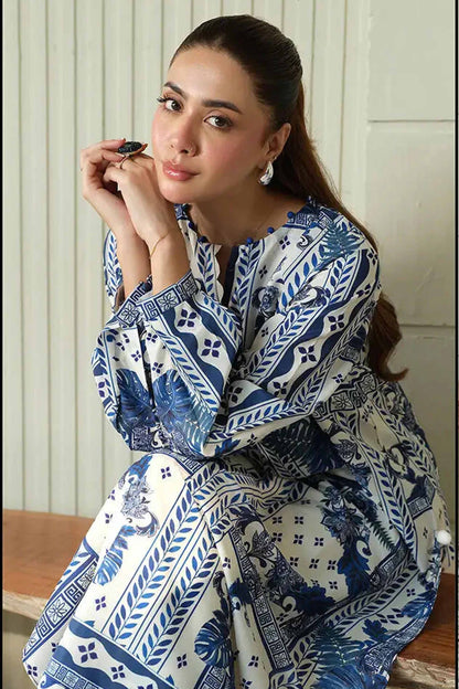 Digital Printed Dress 2PC - Khaddar - 844