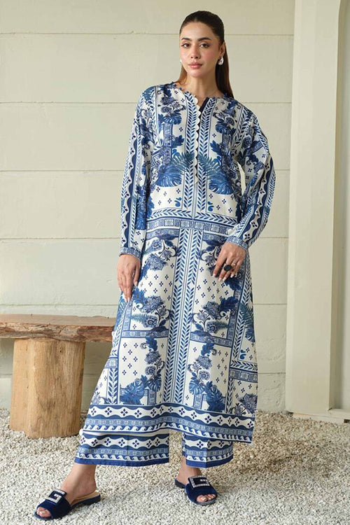 Digital Printed Dress 2PC - Khaddar - 844