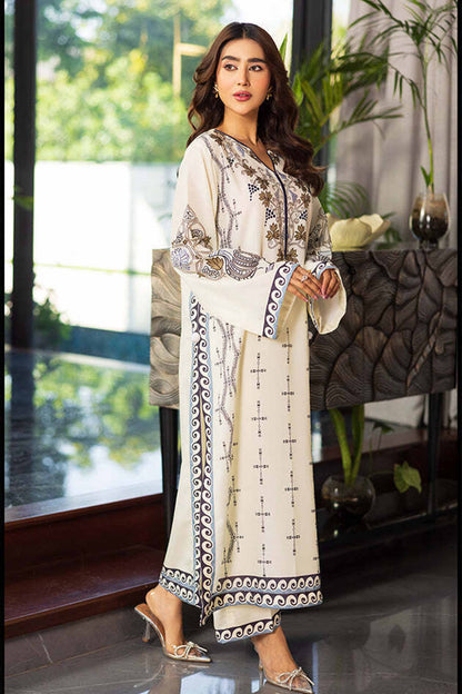 Digital Printed Dress 2PC - Khaddar - 847