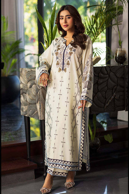 Digital Printed Dress 2PC - Khaddar - 847