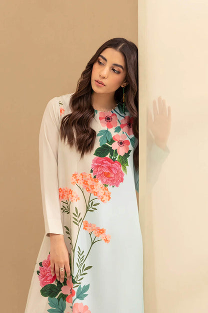 Digital Printed Dress 2PC - Khaddar - 849