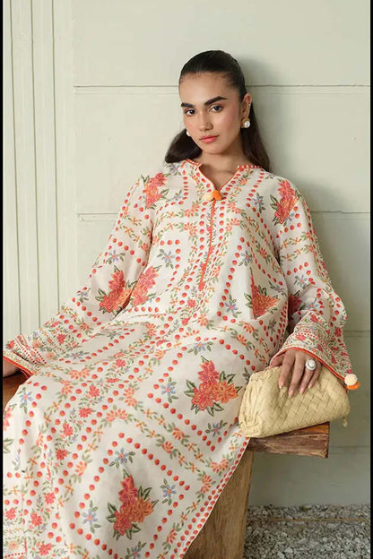 Digital Printed Dress 2PC - Khaddar - 850