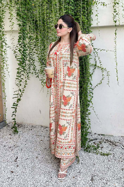 Digital Printed Dress 2PC - Khaddar - 850