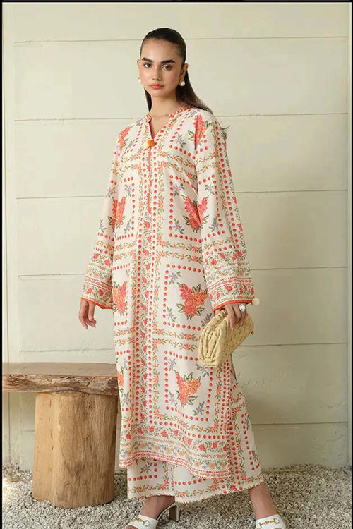 Digital Printed Dress 2PC - Khaddar - 850