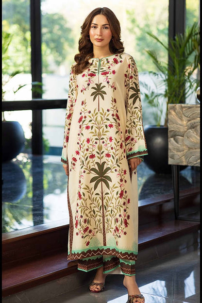 Digital Printed Dress 2PC - Khaddar - 851