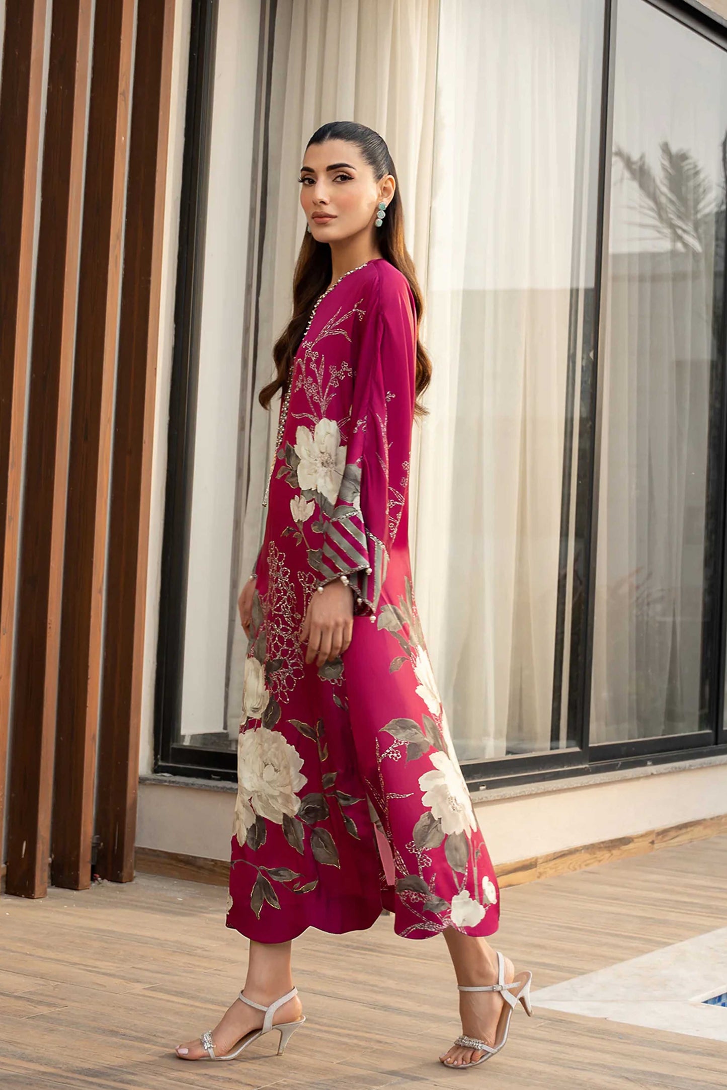 Digital Printed Dress 2PC - Khaddar - 853