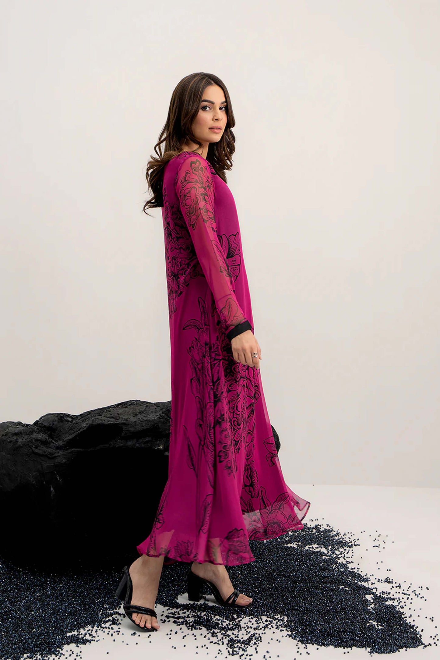 Digital Printed Dress 2PC - Khaddar - 855