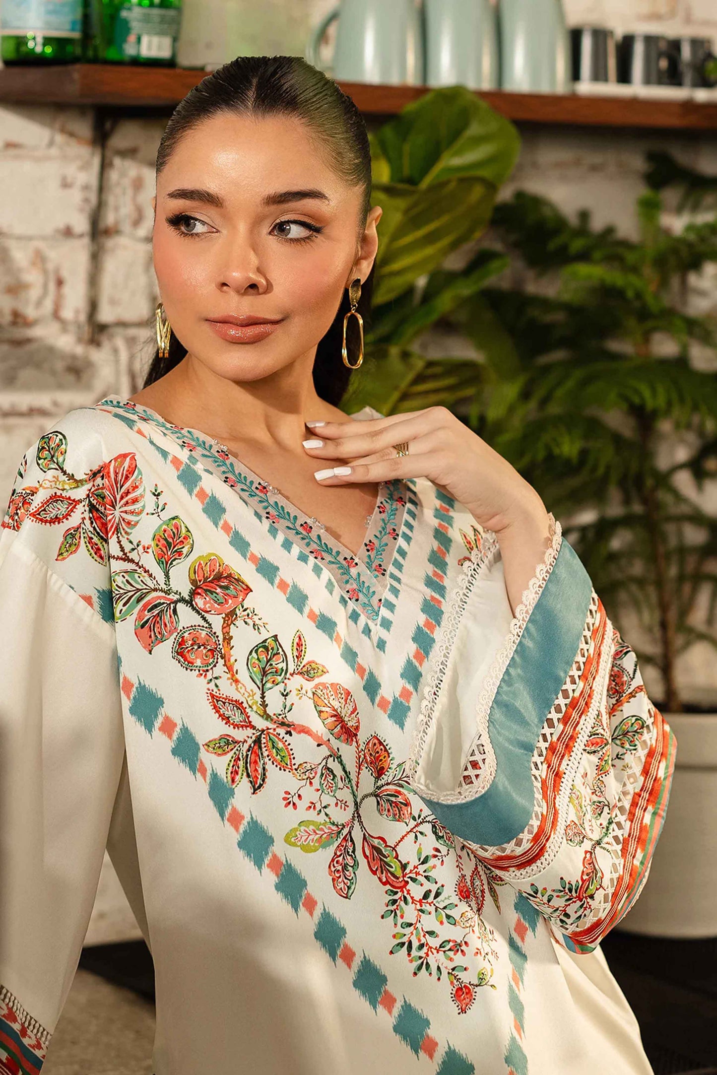 Digital Printed Dress 2PC - Khaddar - 856