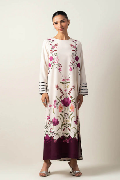 LULU Best Seller Printed Dress 2PC - 861