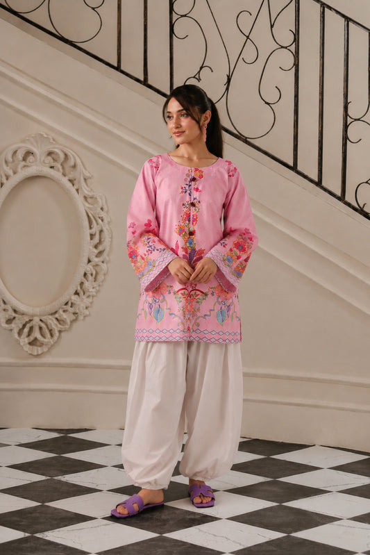 Bana Doria Lawn 2PC Co Ord Set  - 886