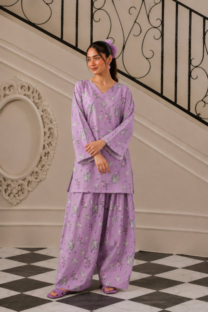 Bana Doria Lawn 2PC Co Ord Set  - 887