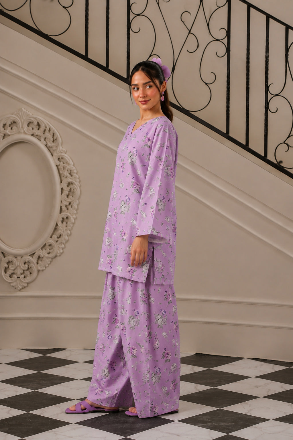 Bana Doria Lawn 2PC Co Ord Set  - 887