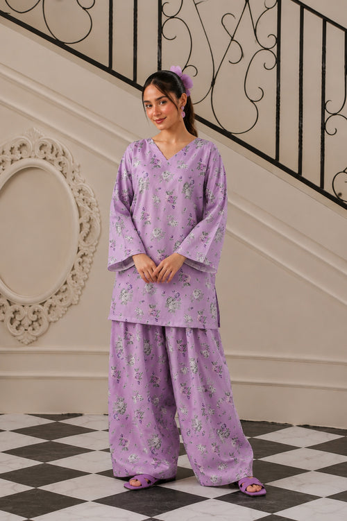 Bana Doria Lawn 2PC Co Ord Set  - 887