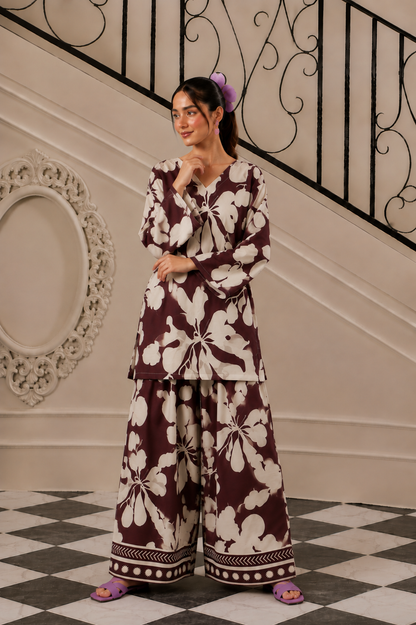 Bana Doria Lawn 2PC Co Ord Set  - 889